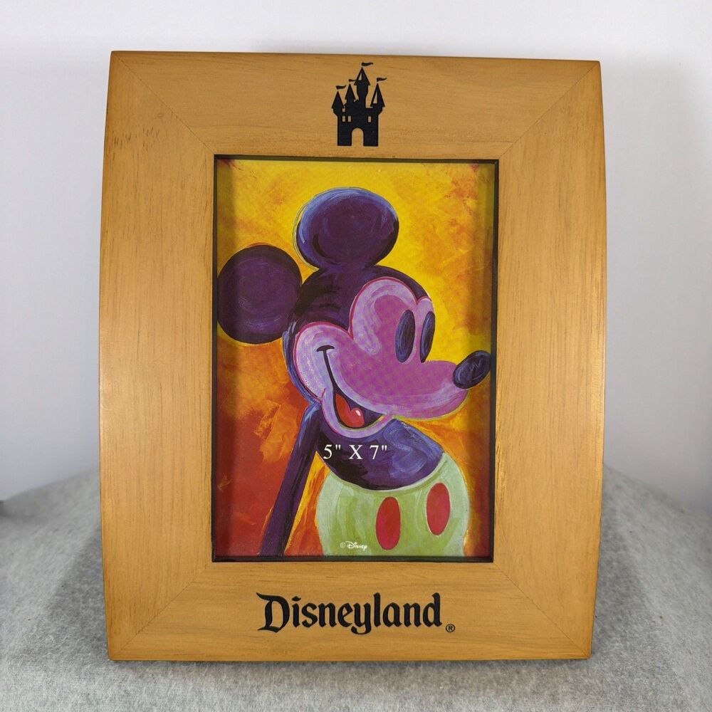 Official Disney Parks Disneyland Laser-Engraved Wood 8x10 Frame